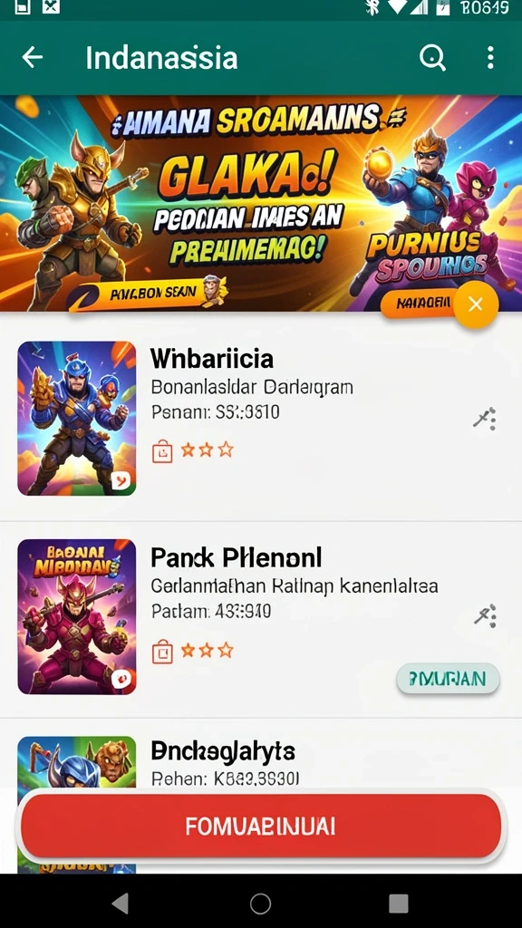 luck365 - Tampilan antarmuka yang user-friendly dan menarik.