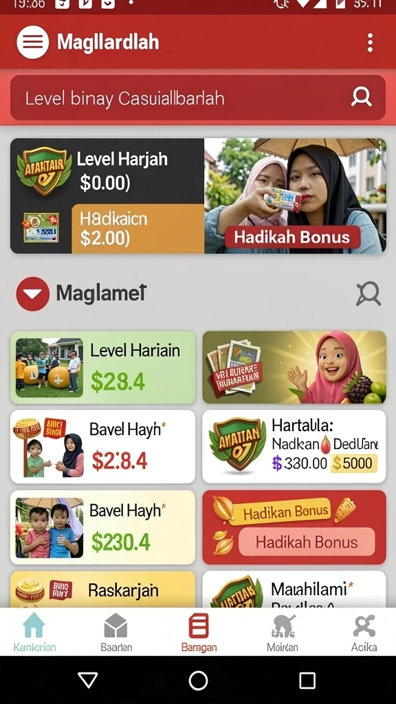 samurai555 - Menampilkan grafis indah dari lingkungan samurai.