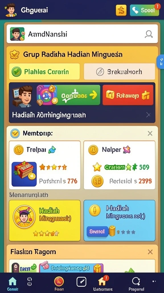 selayar88 - Tampilan antarmuka yang menarik dan mudah digunakan.