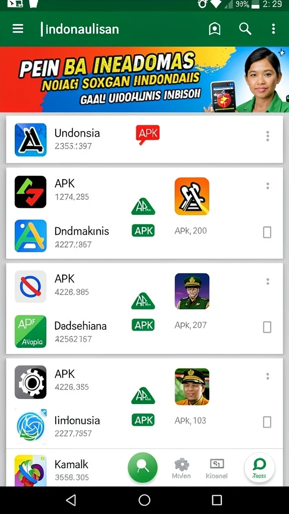 tkp188 - Tampilan utama TKP188 yang menarik dan intuitif.